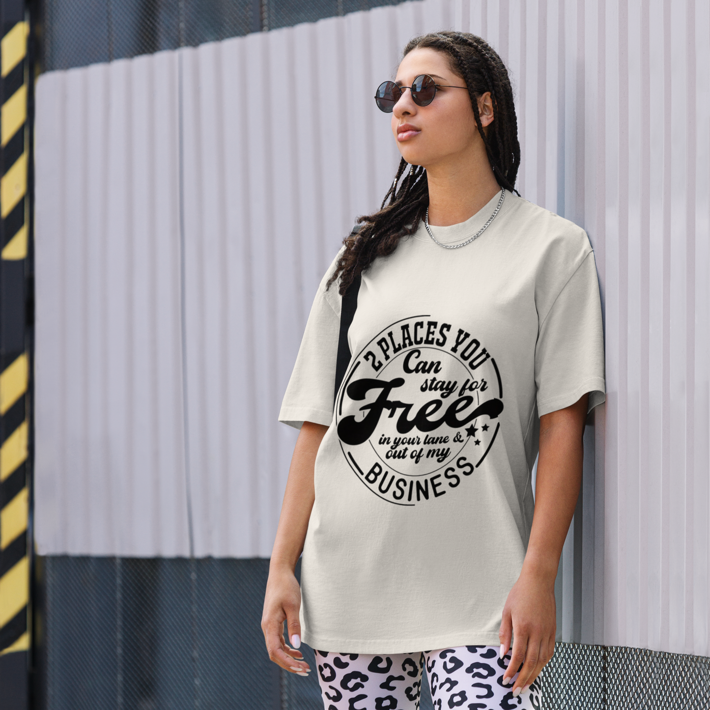 Cut it off Oversized faded t-shirt