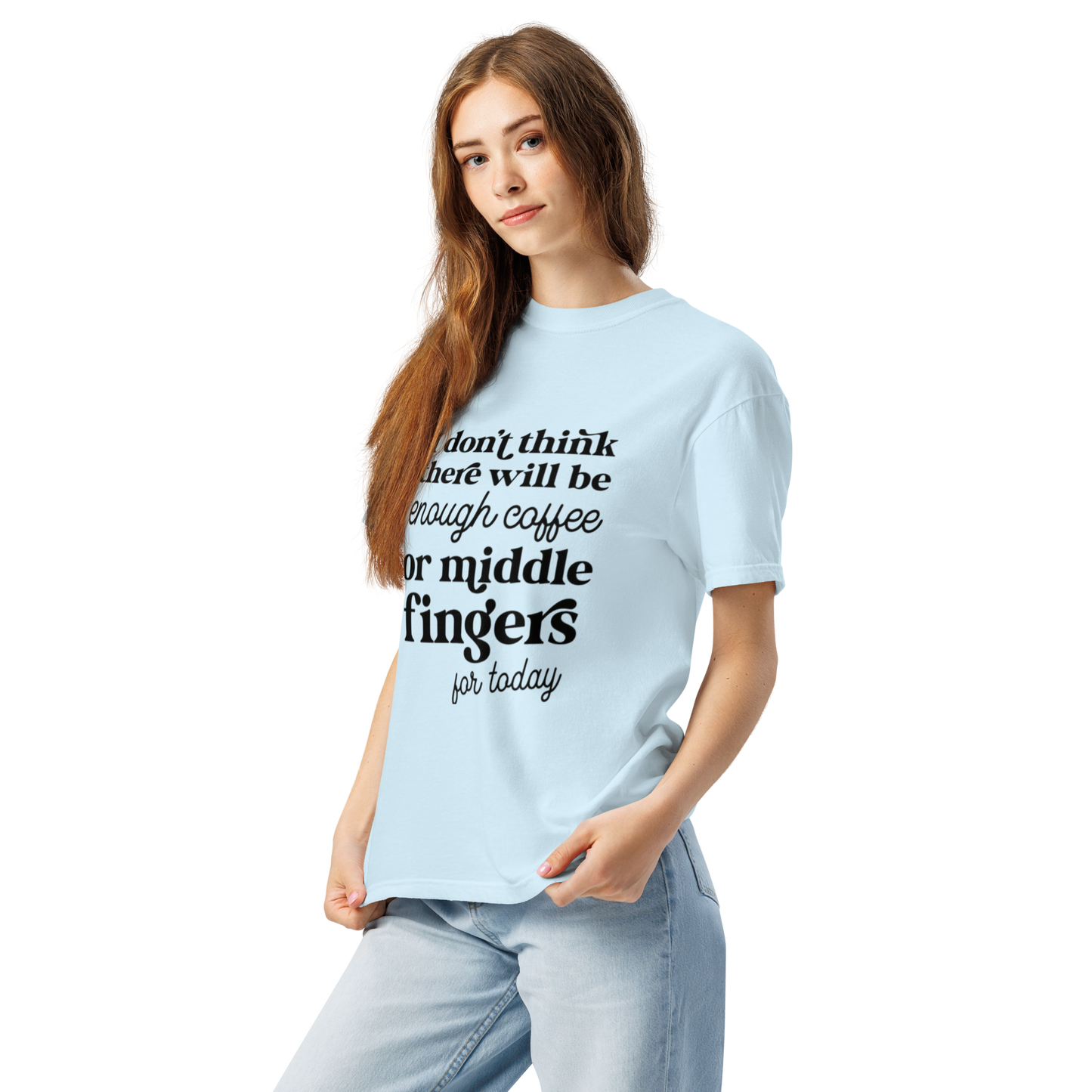 The moody way garment-dyed heavyweight t-shirt