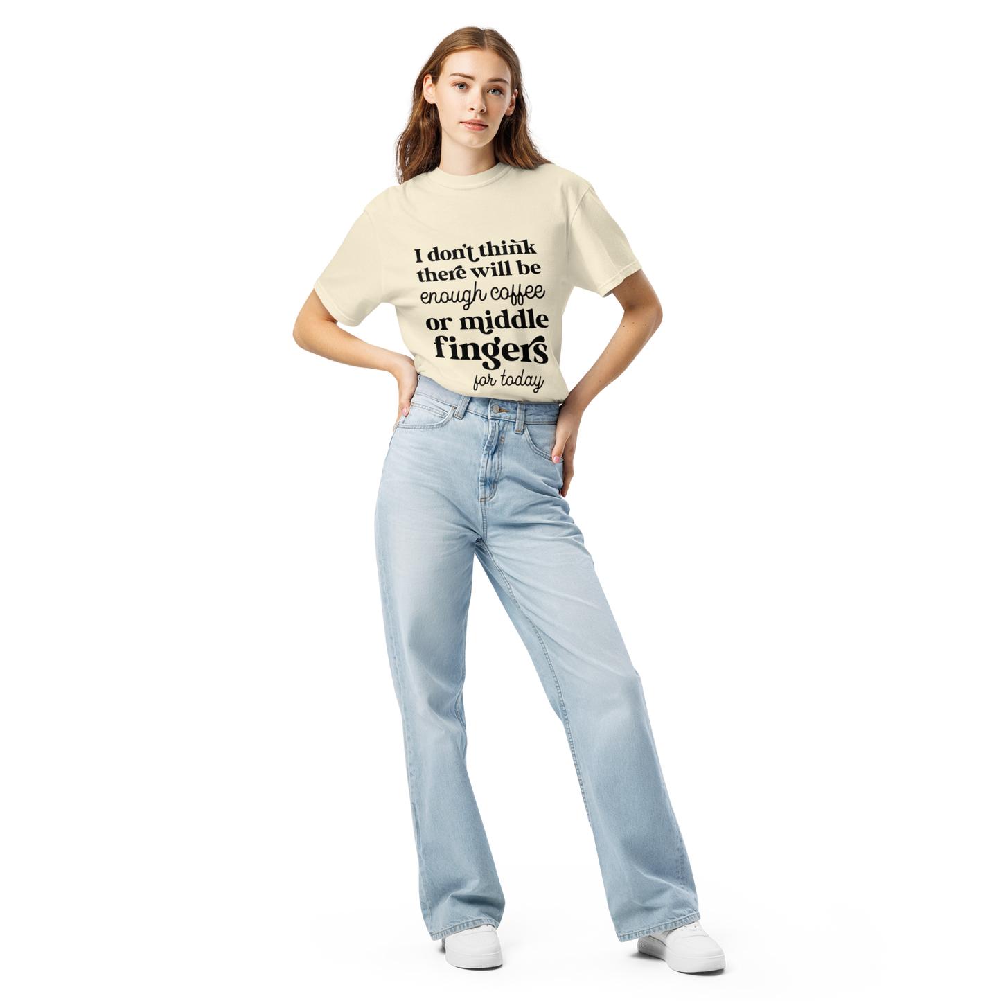 The moody way garment-dyed heavyweight t-shirt