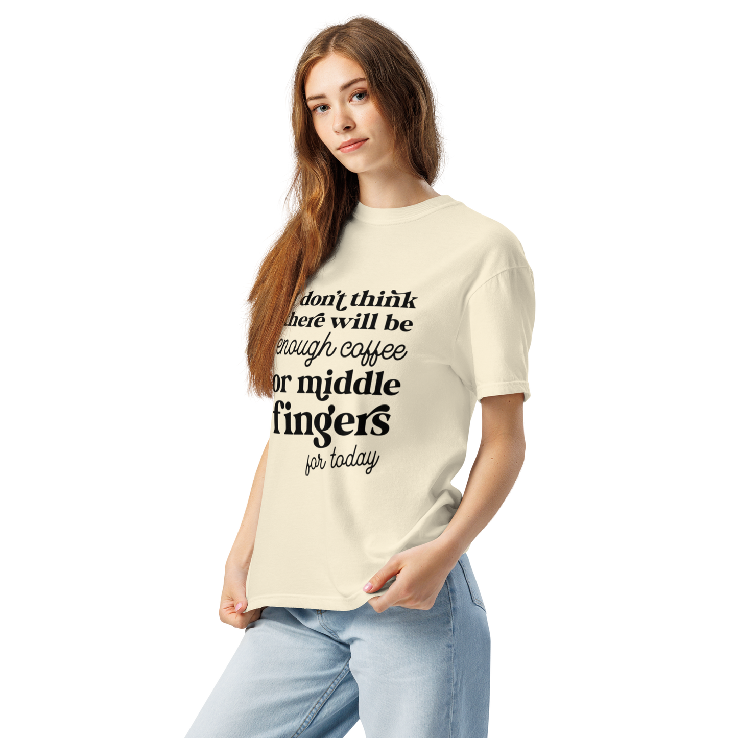 The moody way garment-dyed heavyweight t-shirt