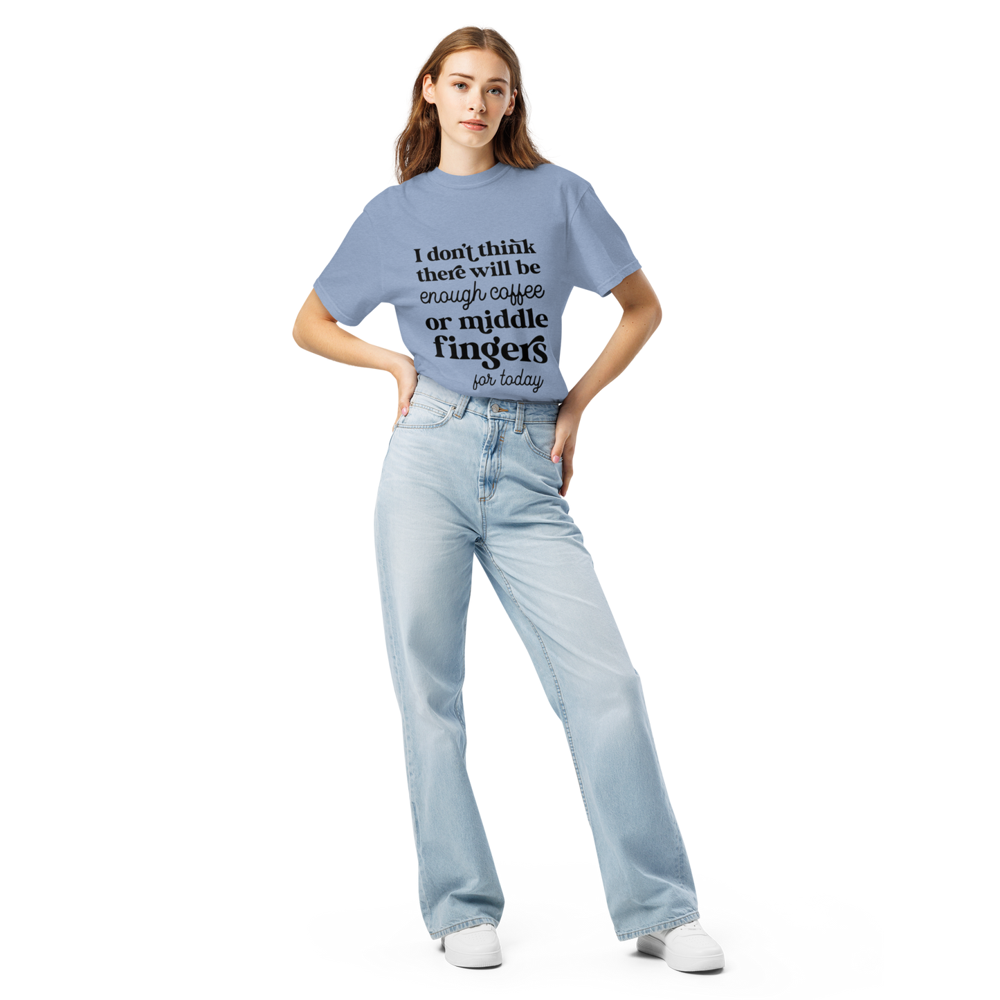 The moody way garment-dyed heavyweight t-shirt