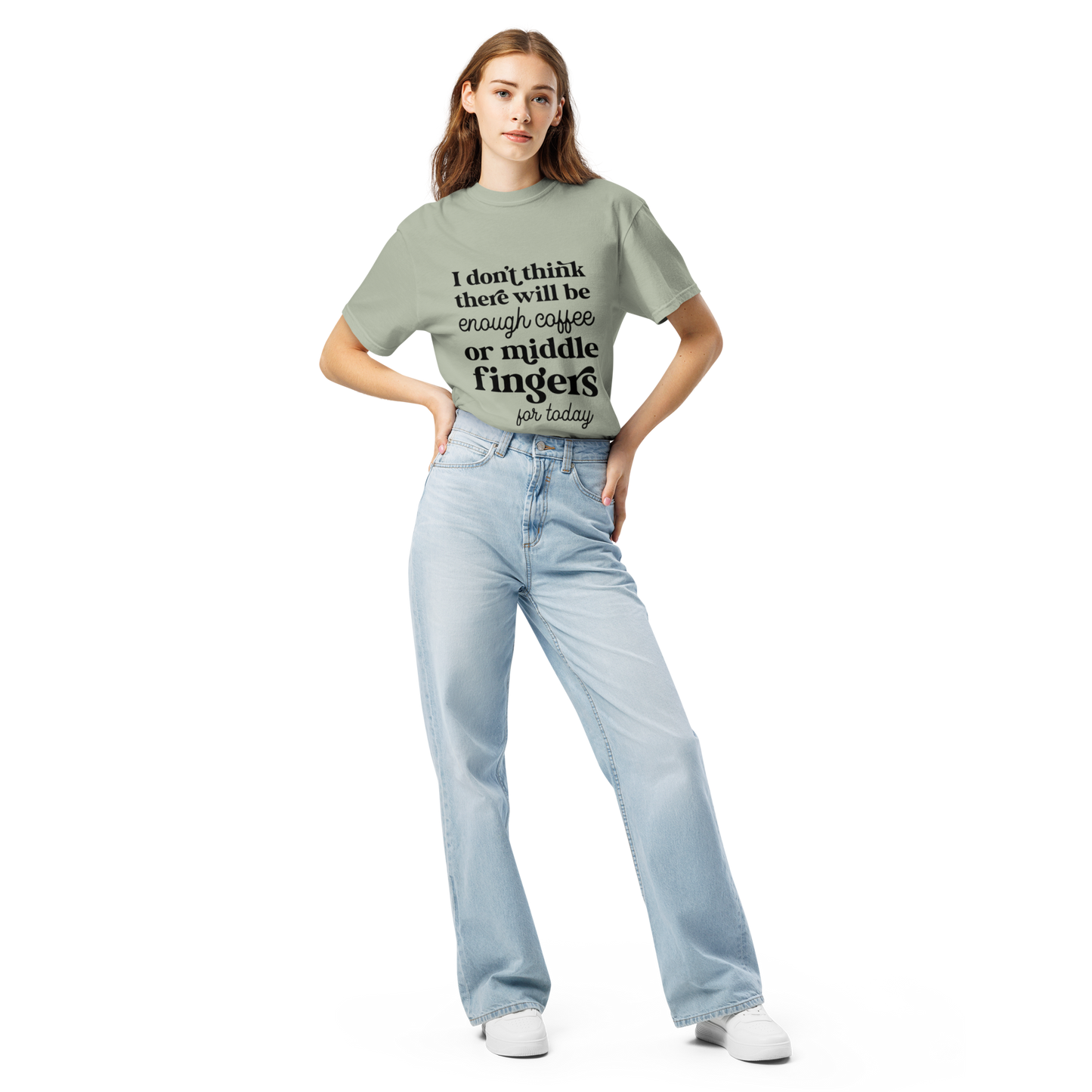 The moody way garment-dyed heavyweight t-shirt
