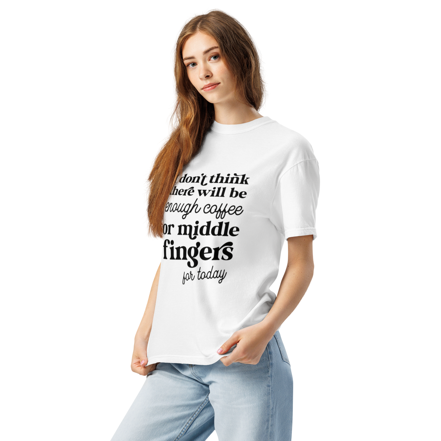 The moody way garment-dyed heavyweight t-shirt