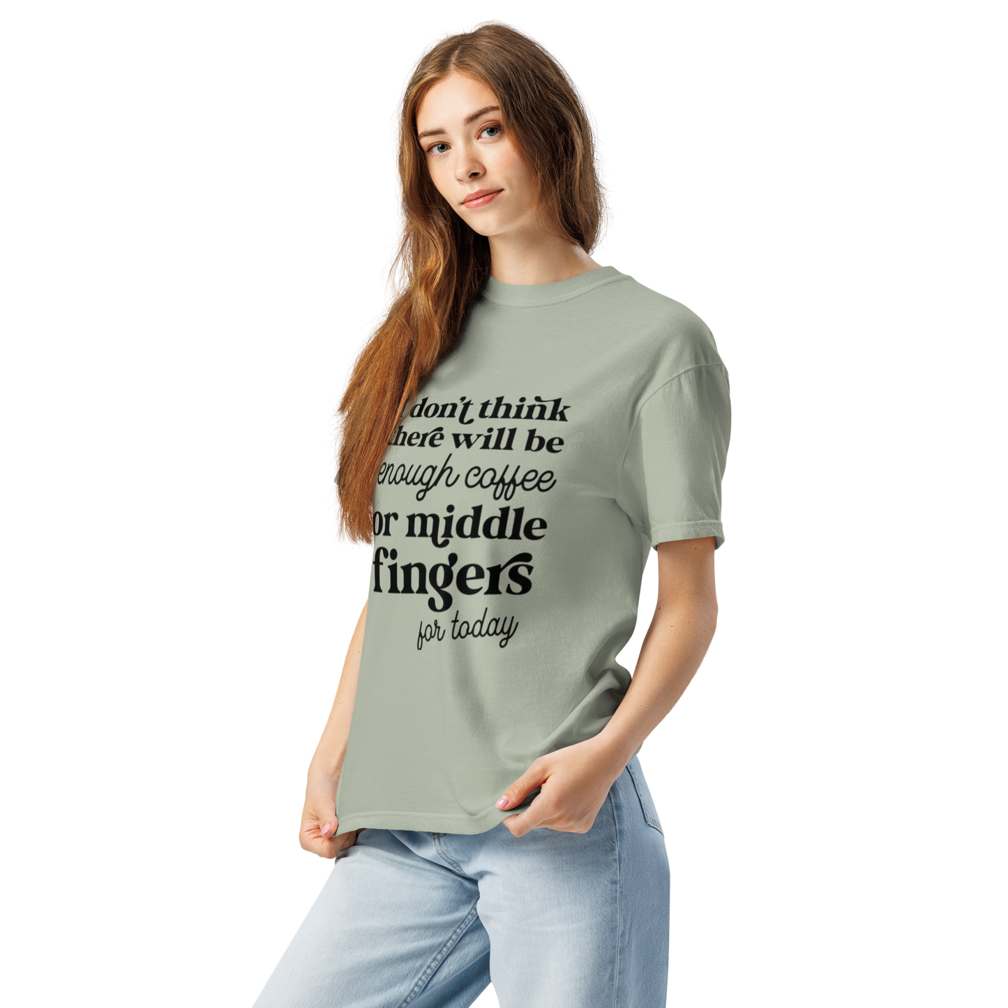 The moody way garment-dyed heavyweight t-shirt