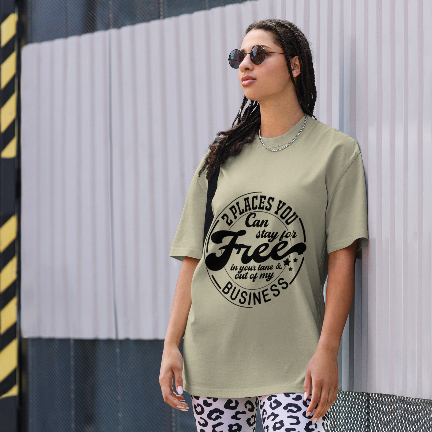 Cut it off Oversized faded t-shirt