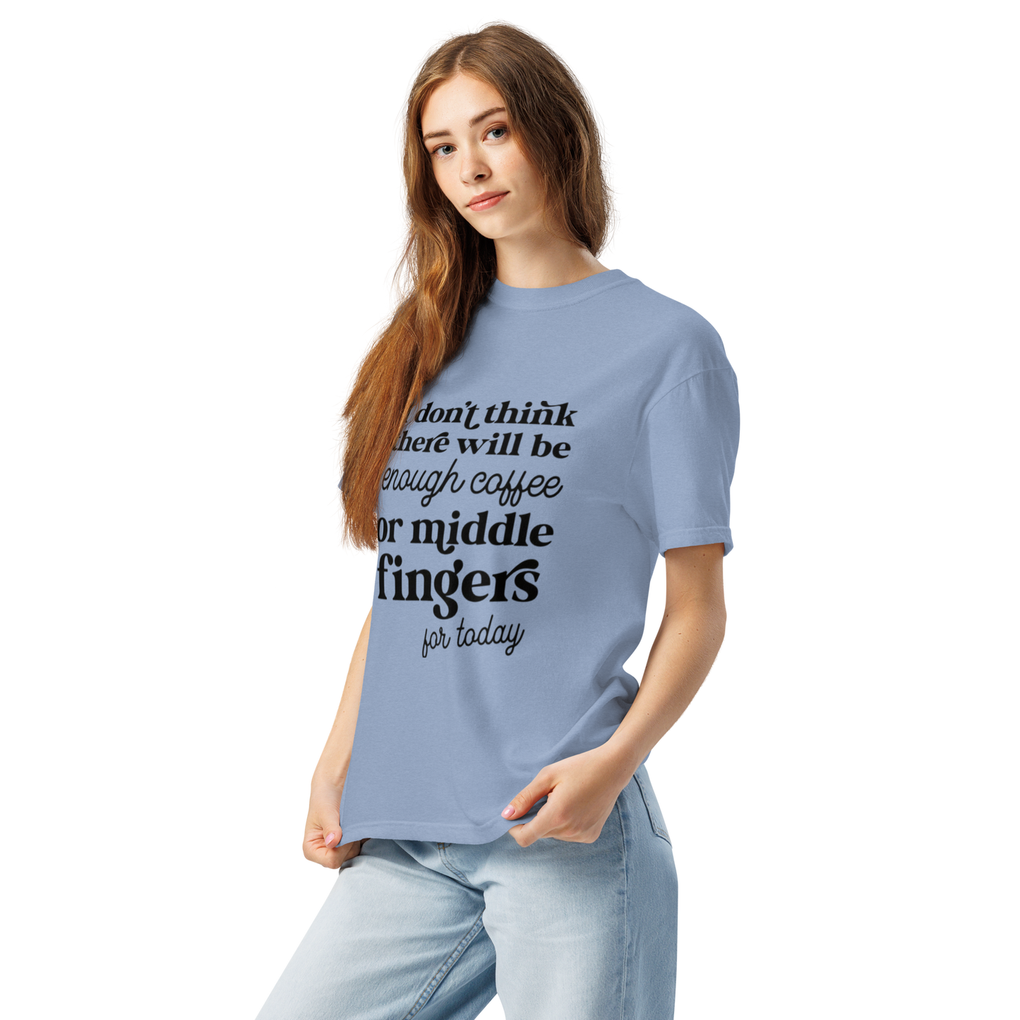 The moody way garment-dyed heavyweight t-shirt